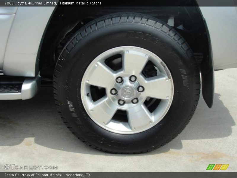 Titanium Metallic / Stone 2003 Toyota 4Runner Limited