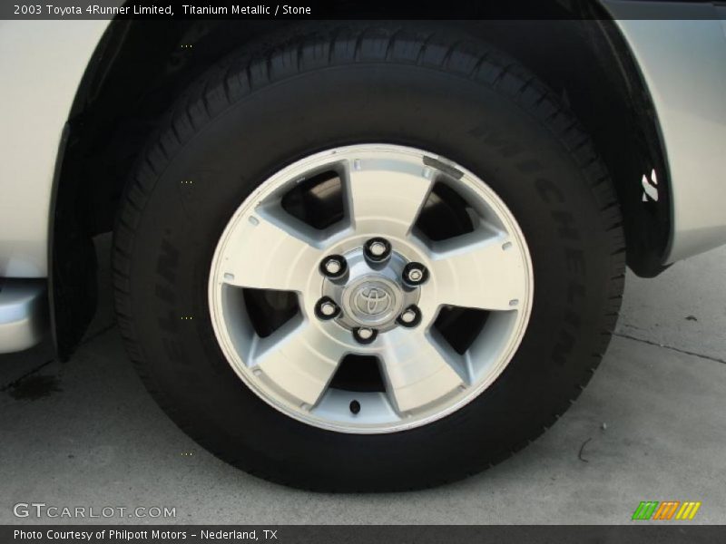 Titanium Metallic / Stone 2003 Toyota 4Runner Limited