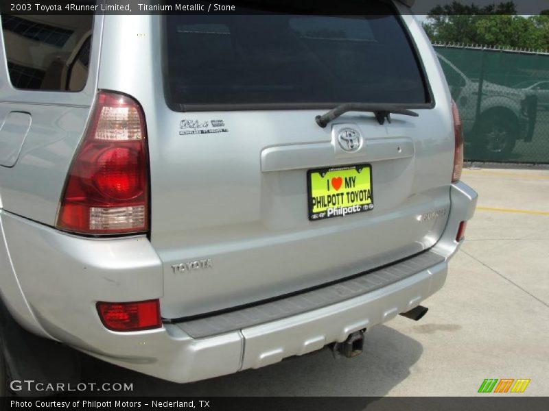 Titanium Metallic / Stone 2003 Toyota 4Runner Limited