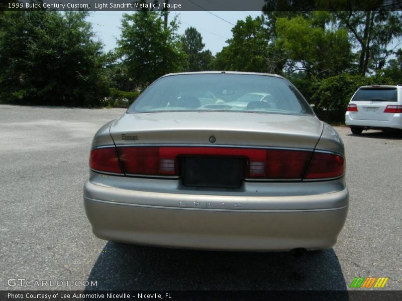 Light Sandrift Metallic / Taupe 1999 Buick Century Custom