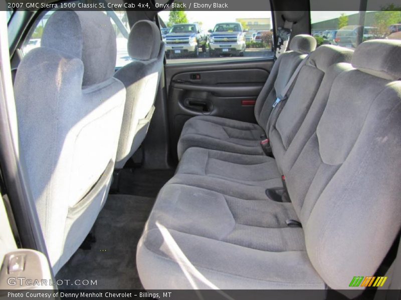 Onyx Black / Ebony Black 2007 GMC Sierra 1500 Classic SL Crew Cab 4x4