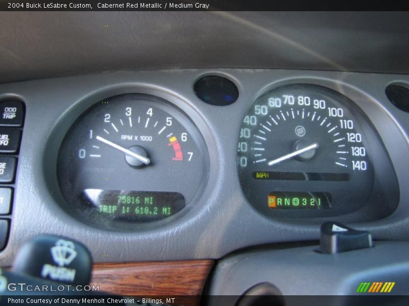 Cabernet Red Metallic / Medium Gray 2004 Buick LeSabre Custom