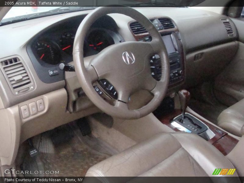 Taffeta White / Saddle 2005 Acura MDX