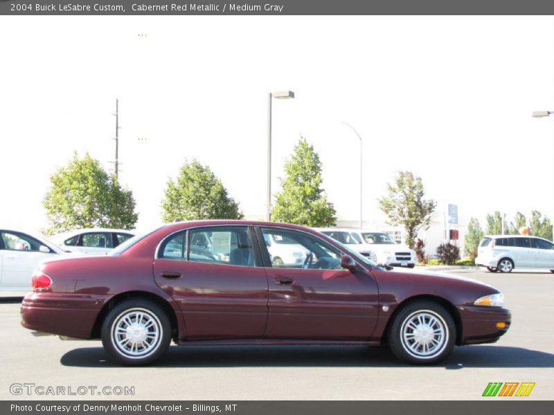 Cabernet Red Metallic / Medium Gray 2004 Buick LeSabre Custom