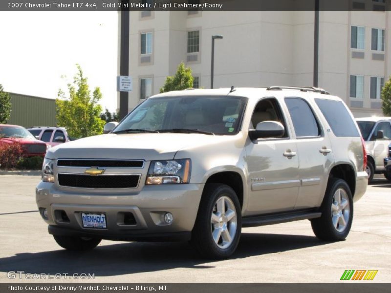 Gold Mist Metallic / Light Cashmere/Ebony 2007 Chevrolet Tahoe LTZ 4x4