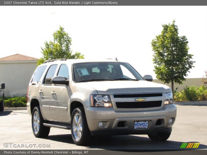 Gold Mist Metallic / Light Cashmere/Ebony 2007 Chevrolet Tahoe LTZ 4x4