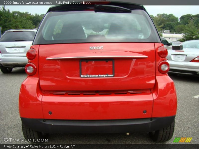 Rally Red / Design Black 2009 Smart fortwo passion coupe