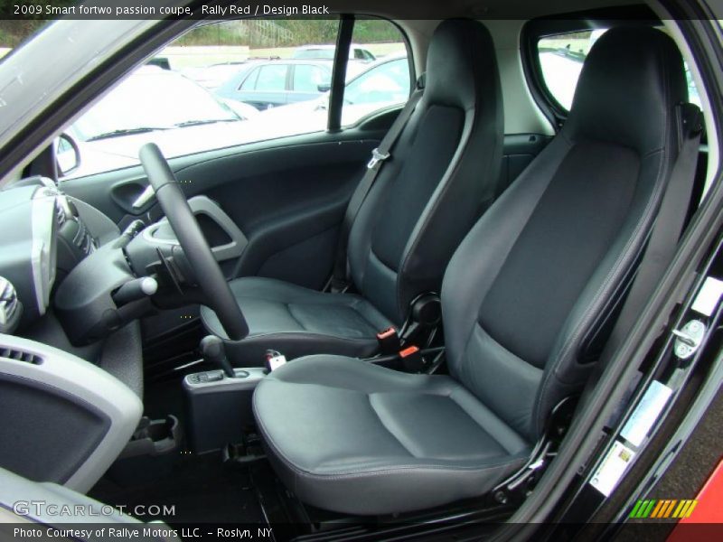 Rally Red / Design Black 2009 Smart fortwo passion coupe