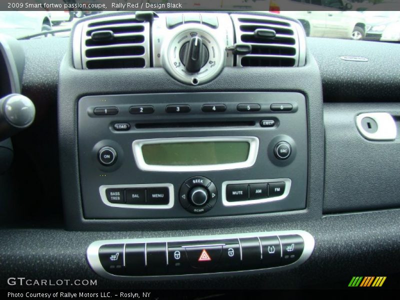 Rally Red / Design Black 2009 Smart fortwo passion coupe