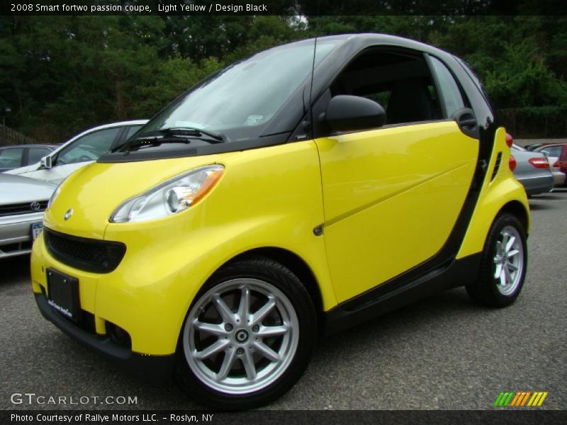 Light Yellow / Design Black 2008 Smart fortwo passion coupe