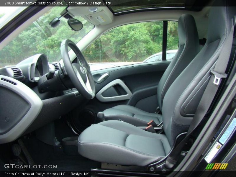 Light Yellow / Design Black 2008 Smart fortwo passion coupe