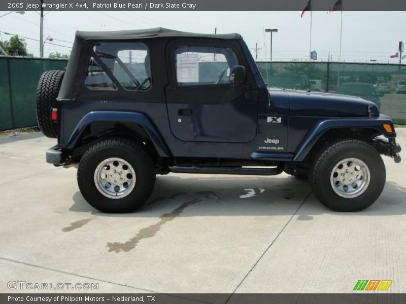 Patriot Blue Pearl / Dark Slate Gray 2005 Jeep Wrangler X 4x4