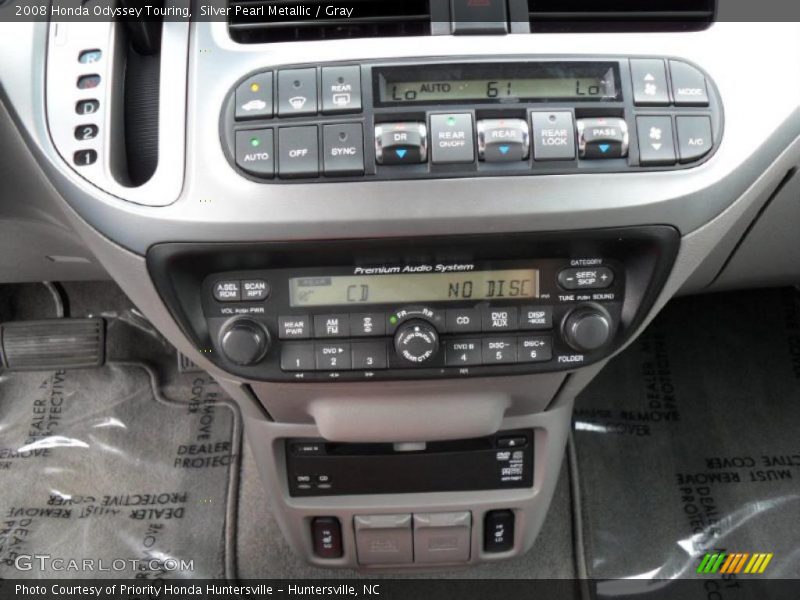 Silver Pearl Metallic / Gray 2008 Honda Odyssey Touring