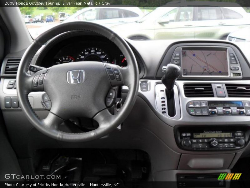 Silver Pearl Metallic / Gray 2008 Honda Odyssey Touring