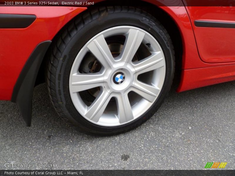 Electric Red / Sand 2003 BMW 3 Series 325i Sedan