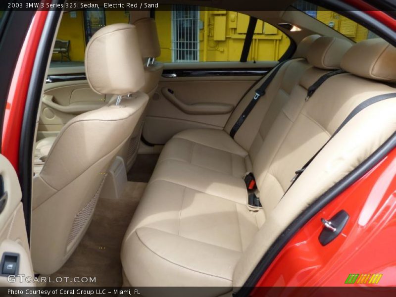 Electric Red / Sand 2003 BMW 3 Series 325i Sedan