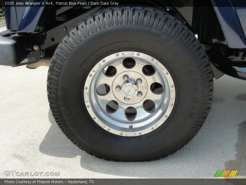 Patriot Blue Pearl / Dark Slate Gray 2005 Jeep Wrangler X 4x4