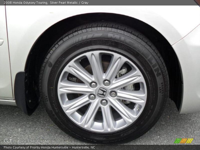 Silver Pearl Metallic / Gray 2008 Honda Odyssey Touring