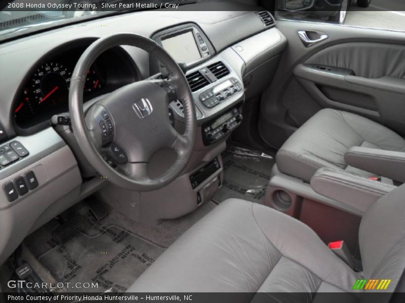 Silver Pearl Metallic / Gray 2008 Honda Odyssey Touring