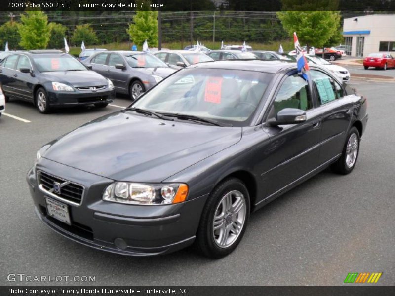 Titanium Gray Metallic / Taupe 2008 Volvo S60 2.5T
