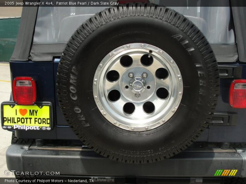 Patriot Blue Pearl / Dark Slate Gray 2005 Jeep Wrangler X 4x4