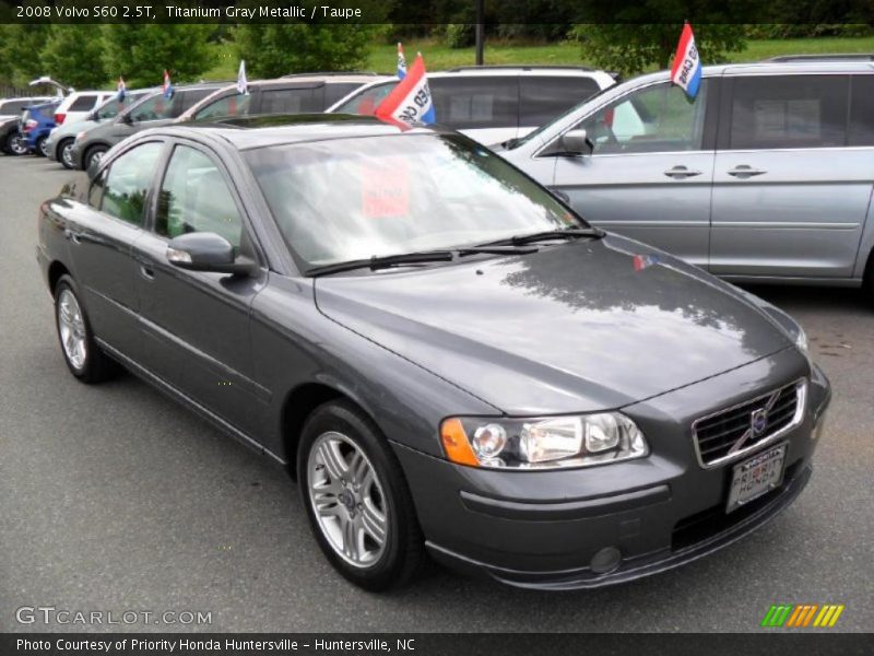Titanium Gray Metallic / Taupe 2008 Volvo S60 2.5T