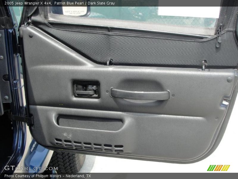 Patriot Blue Pearl / Dark Slate Gray 2005 Jeep Wrangler X 4x4