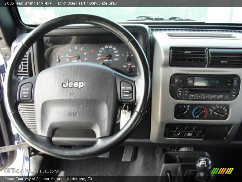 Patriot Blue Pearl / Dark Slate Gray 2005 Jeep Wrangler X 4x4