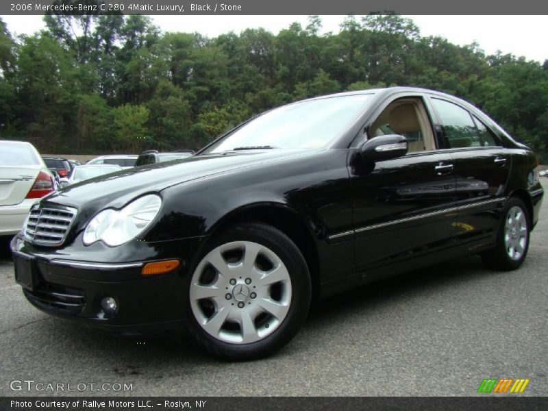 Black / Stone 2006 Mercedes-Benz C 280 4Matic Luxury