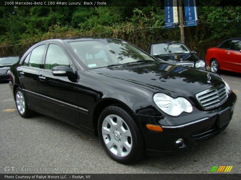 Black / Stone 2006 Mercedes-Benz C 280 4Matic Luxury