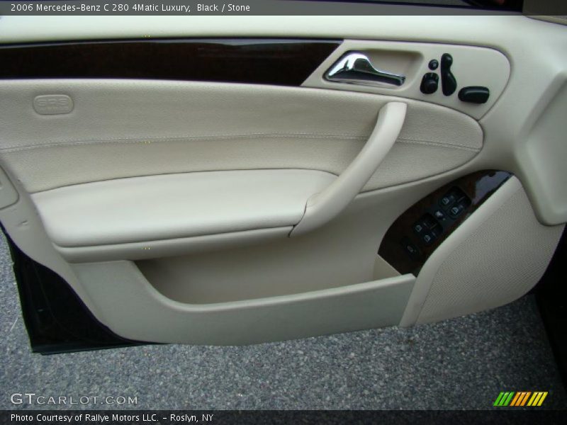 Black / Stone 2006 Mercedes-Benz C 280 4Matic Luxury