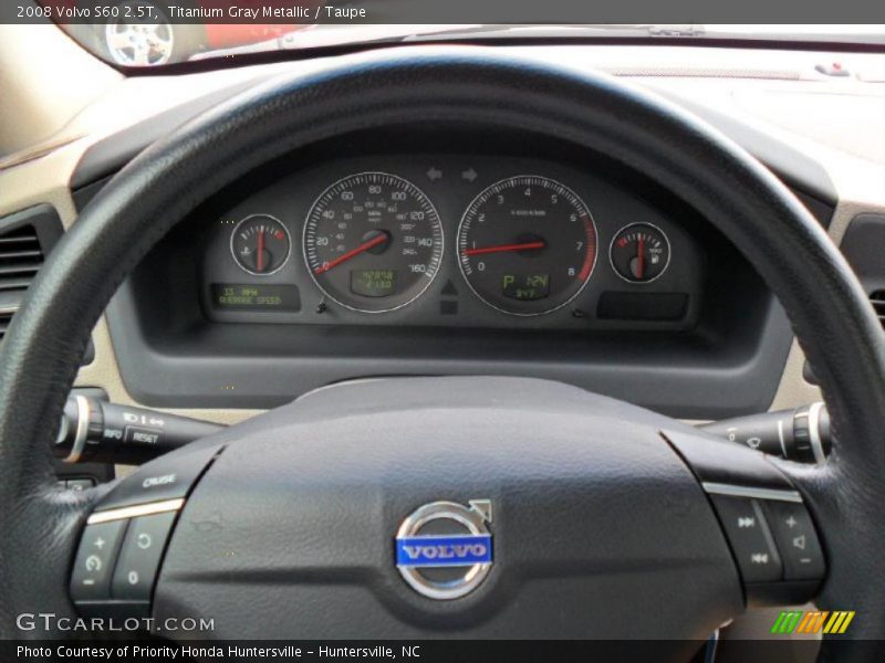 Titanium Gray Metallic / Taupe 2008 Volvo S60 2.5T