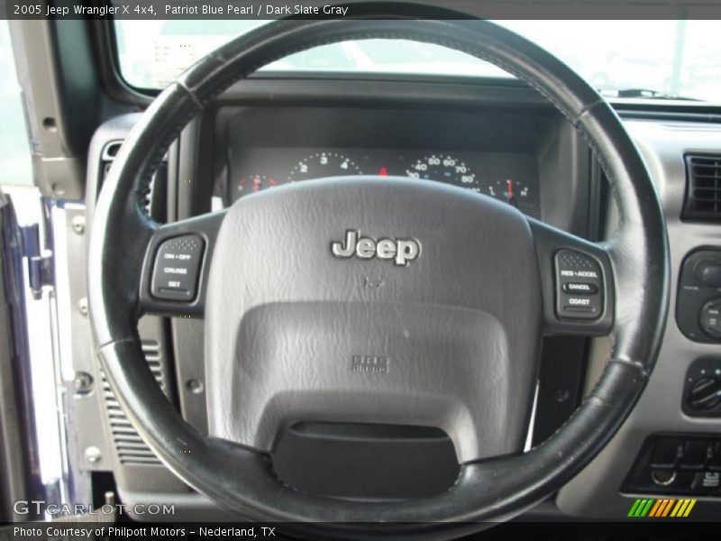 Patriot Blue Pearl / Dark Slate Gray 2005 Jeep Wrangler X 4x4
