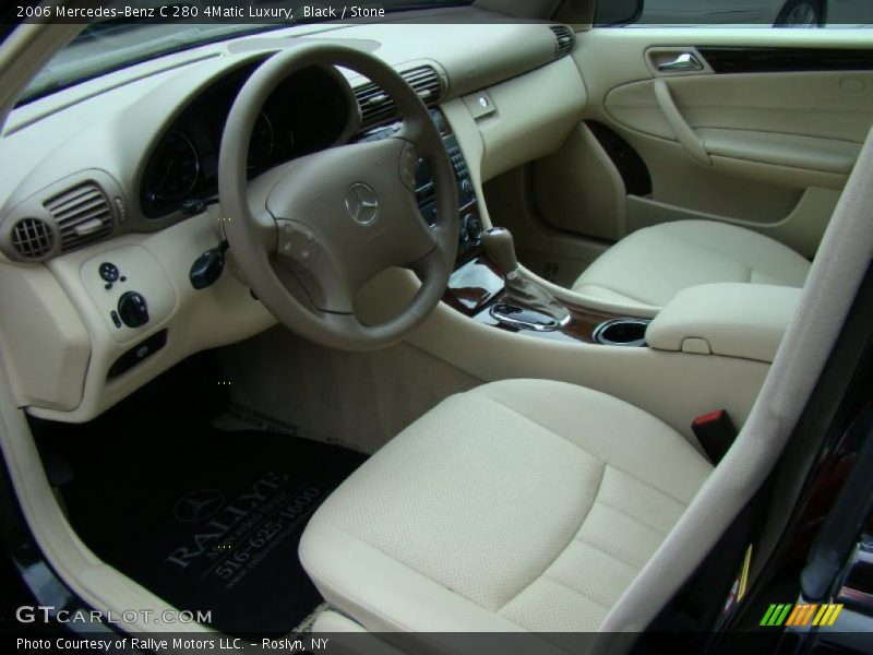 Black / Stone 2006 Mercedes-Benz C 280 4Matic Luxury