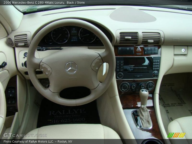 Black / Stone 2006 Mercedes-Benz C 280 4Matic Luxury