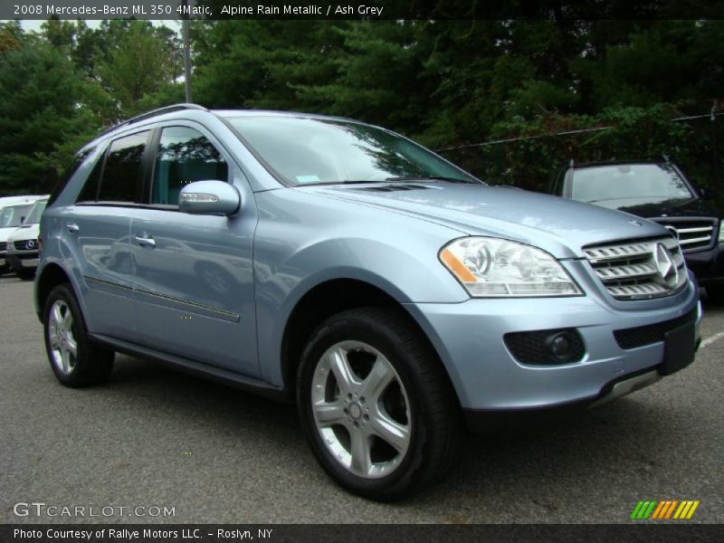 Alpine Rain Metallic / Ash Grey 2008 Mercedes-Benz ML 350 4Matic