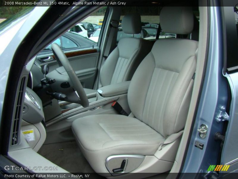 Alpine Rain Metallic / Ash Grey 2008 Mercedes-Benz ML 350 4Matic