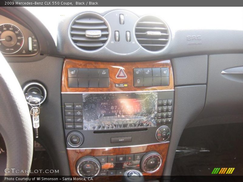 Black / Black 2009 Mercedes-Benz CLK 550 Coupe