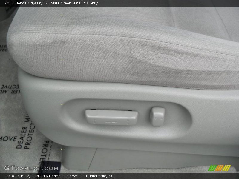 Slate Green Metallic / Gray 2007 Honda Odyssey EX
