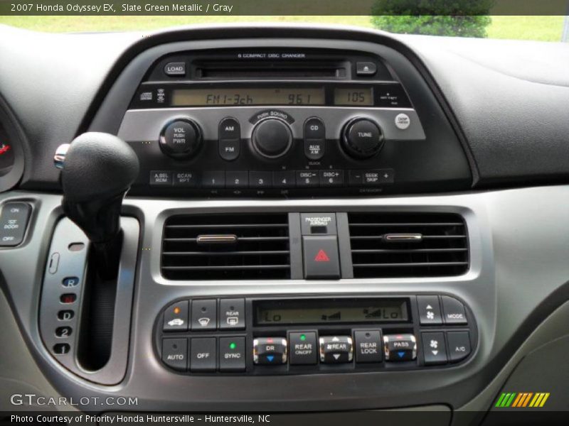 Slate Green Metallic / Gray 2007 Honda Odyssey EX