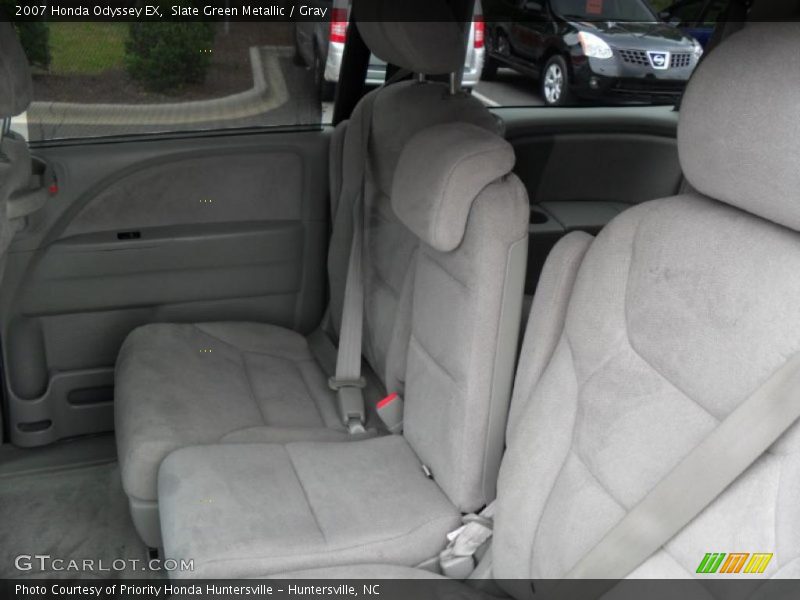 Slate Green Metallic / Gray 2007 Honda Odyssey EX