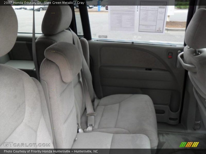 Slate Green Metallic / Gray 2007 Honda Odyssey EX