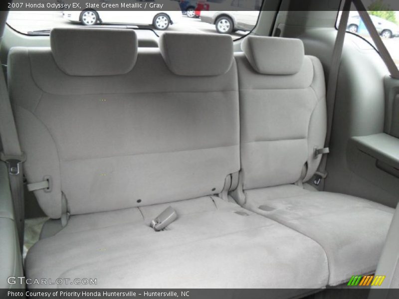 Slate Green Metallic / Gray 2007 Honda Odyssey EX