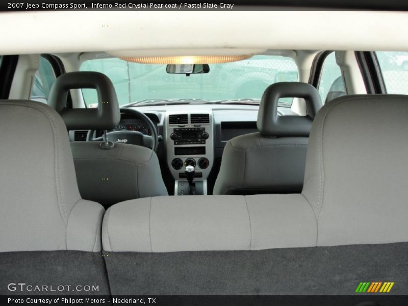 Inferno Red Crystal Pearlcoat / Pastel Slate Gray 2007 Jeep Compass Sport
