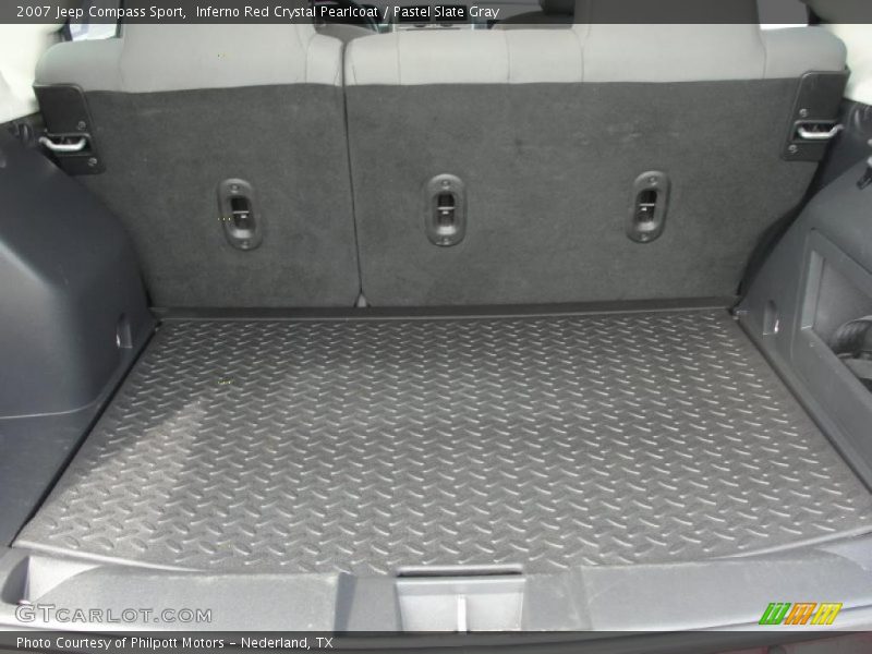 Inferno Red Crystal Pearlcoat / Pastel Slate Gray 2007 Jeep Compass Sport
