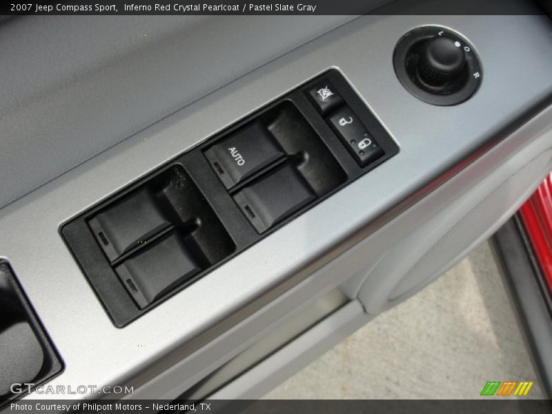 Inferno Red Crystal Pearlcoat / Pastel Slate Gray 2007 Jeep Compass Sport