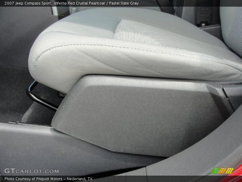 Inferno Red Crystal Pearlcoat / Pastel Slate Gray 2007 Jeep Compass Sport