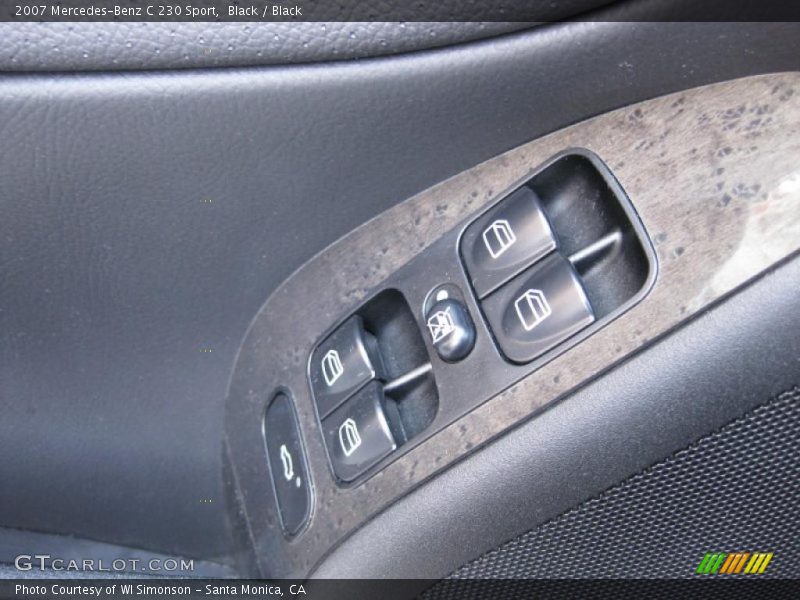 Black / Black 2007 Mercedes-Benz C 230 Sport