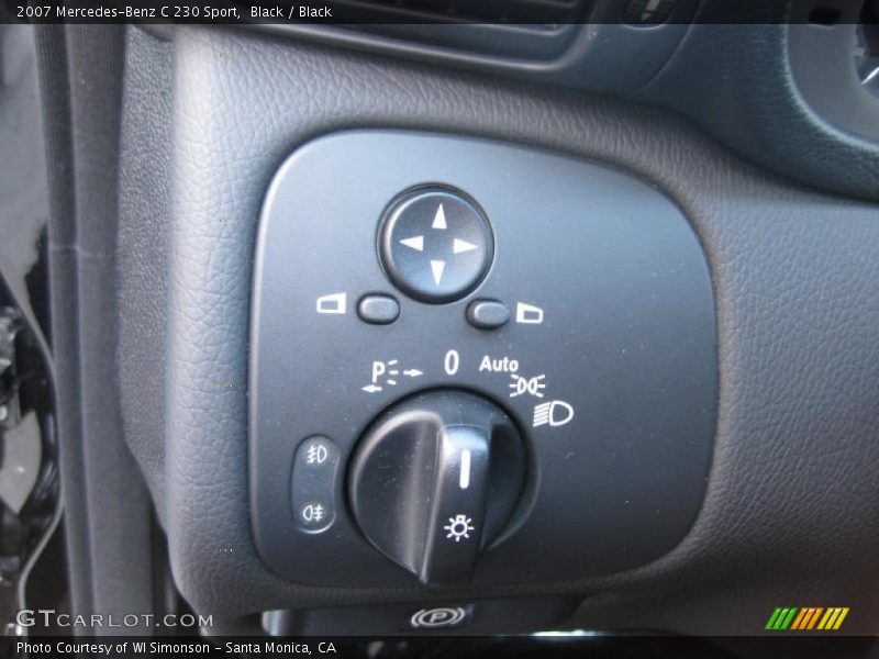 Black / Black 2007 Mercedes-Benz C 230 Sport