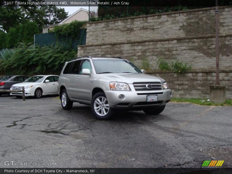 Millenium Silver Metallic / Ash Gray 2007 Toyota Highlander Hybrid 4WD